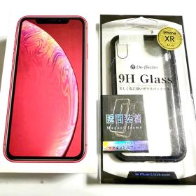 美品 iPhone XR 128GB RED SIMフリー おまけ付き