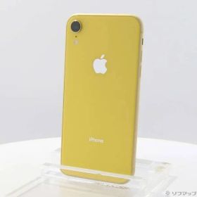 〔中古品〕 iPhoneXR 128GB イエロー MT0Q2J／A SIMフリー【295】