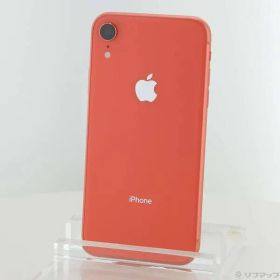 〔中古品〕 iPhoneXR 128GB コーラル NT0T2J／A SIMフリー【251】