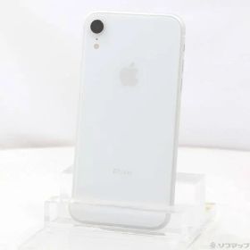 〔中古品〕 iPhoneXR 128GB ホワイト MT0J2J／A SIMフリー【198】