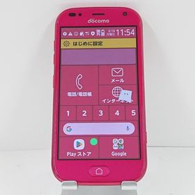 らくらくスマートフォン me F-01L ドコモ ピンク 送料無料 即決 本体 c13967