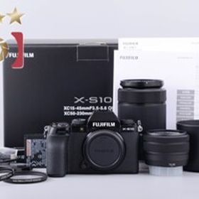【中古】FUJIFILM 富士フイルム X-S10 ダブルズームレンズキット シャッター回数僅少 元箱付き