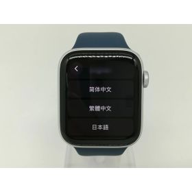 【中古】Apple Apple Watch SE2 44mm GPS シルバーアルミニウムケース/ストームブルースポーツバンド(M/L) MREE3J/A【アリオ倉敷】保証期間1ヶ月【ランクB】