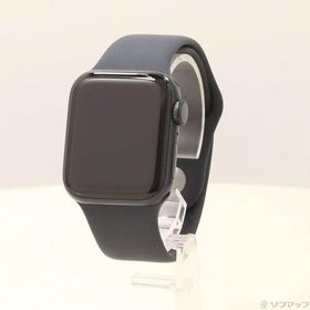 〔中古〕Apple(アップル) Apple Watch SE 第2世代 GPS 40mm ミッドナイトアルミニウムケース ミッドナイトスポーツバンド〔262-ud〕