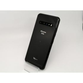 【中古】LG電子 docomo 【SIMロック解除済み】 LG V60 ThinQ 5G ザ ブラック 8GB 128GB L-51A【横浜】保証期間１ヶ月【ランクB】
