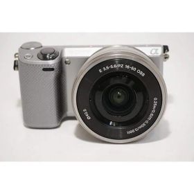 ソニー SONY α NEX-5R パワーズームレンズキット シルバー NEX-5RL/S SDカード付き