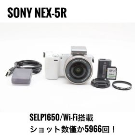 【美品】ソニー SONY NEX-5R パワーレンズ ミラーレス一眼カメラ