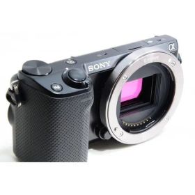 ソニー SONY NEX-5R ブラック ボディ 美品 SDカードストラップ付き