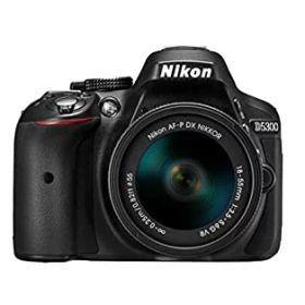 【中古】Nikon デジタル一眼レフカメラ D5300 AF-P 18-55 VR レンズキット ブラック D5300LKP18-55