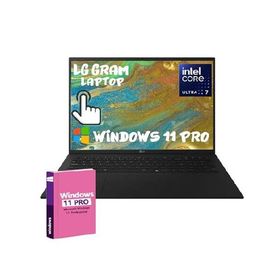LG gram 17" Touch Screen Laptop - Intel Core Ultra 7 258V, Anti-Glare Touchscreen, Intel Arc Graphics, Copilot+ PC for Business, WiFi 7, Windows 11 Pr