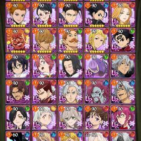 俺レベコンプ🌈トリスタン、エリメリ、キンディア、闇マエル等❗ | グラクロのアカウントデータ、RMTの販売・買取一覧