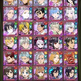 環境キャラ大量‼️技レベル高いキャラいます‼️ | グラクロのアカウントデータ、RMTの販売・買取一覧