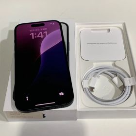 iPhone15 128GB ブラック MTMH3J/A バッテリー99% ドコモ〇 ①