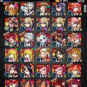 オーブ13550↑マサムネ3 ヴァニタス3 ヤクモ3 虹夏 五月 ひたぎ 三途2 オデュα グリムα | モンストのアカウントデータ、RMTの販売・買取一覧