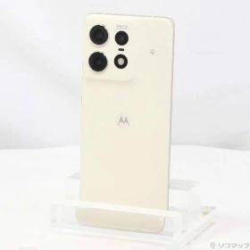 〔中古品〕 motorola edge 50s pro 256GB バニラクリーム MOSAH3 Softbank SIMフリー【377】