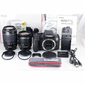 ニコン(Nikon)の【❄初心者向け❄】Canon EOS kiss X8i 標準/望遠 ダブルレンズ(デジタル一眼)