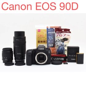 デジタル一眼レフカメラ Canon EOS 90D標準&望遠ダブルレンズセット