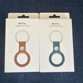 Apple AirTag Leather キーリング キーホルダー 純正