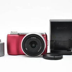 ■美品■ ソニー SONY NEX-C3ピンク レンズセット 1620万画素《ショット数8334回》 SH-28O25-549