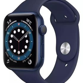 【ジャンク品】Apple Watch Series6 GPSモデル 44mm (ブルーアルミニウムケース/ディープネイビー スポーツループ) [M00J3J/A](状態：通電不良※詳細については備考をご覧ください) スマートウォッチ