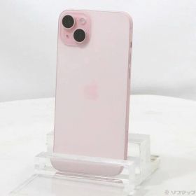 〔中古品〕 iPhone15 Plus 256GB ピンク MU0H3J／A SIMフリー【262】
