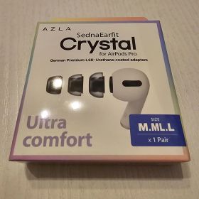 アズラ(AZLA) SednaEarfit Crystal for AirPods Pro [イヤーピース M/ML/Lサイズ各1ペア