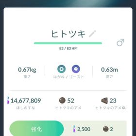 ヒトツキ 1体90円 | ポケモンGOのアカウントデータ、RMTの販売・買取一覧