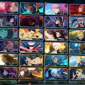 SS×84体分 最大呪力虎杖 覚醒五条 大儀夏油 西宮桃 最強五条 軽快虎杖 不完全伏黒 | ファンパレ(呪術廻戦ファントムパレード)のアカウントデータ、RMTの販売・買取一覧