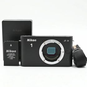 Nikon ニコン ミラーレス一眼カメラ Nikon 1 J1 ボディ ブラック ショット(数3600枚以下) ミラーレス一眼レフカメラ 【中古】
