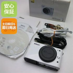 【中古】 美品 Nikon 1 J1 ボディ ホワイト 安心保証 即日発送 ミラーレス一眼 ニコン 本体 土日祝発送OK