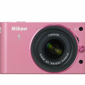 【中古】【非常に良い】Nikon ミラーレス一眼カメラ Nikon 1 (ニコンワン) J1 (ジェイワン) 標準ズームレンズキット ピンク N1 J1HLK PK