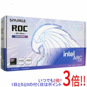 【いつでも2倍！1日と5.0のつく日、18日は3倍！】【新品訳あり(箱きず・やぶれ)】 SPARKLE SPARKLE Intel Arc B580 ROC Luna OC Ultra SB580RW-12GOC PCIExp 12GB