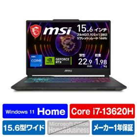 MSI ノートパソコン Cyborg 15 A13U ブラック & スケルトン CYBORG15-A13UCK-4169JP [CYBORG15A13UCK4169JP]