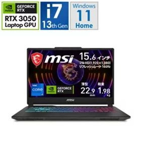 MSI(エムエスアイ) ゲーミングノートパソコン CYBORG 15 A13U ブラック＆スケルトン CYBORG15-A13UCK-4169JP[RTX3050] CYBORG15A13UCK4169JP