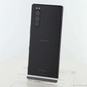 【中古】SONY(ソニー) Xperia 5 64GB ブラック SO-01M docomoロック解除SIMフリー 【368-ud】