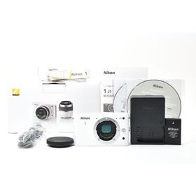美品 Nikon ニコン 1 J1 ホワイト ミラーレス一眼 ホワイト