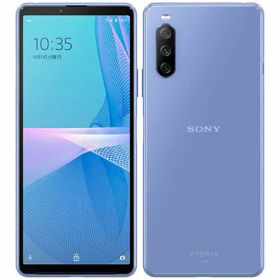 【中古】【安心保証】 Xperia 10 III SOG04[128GB] au ブルー