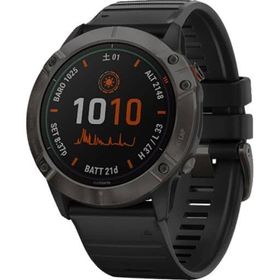 GPSスマートウォッチ GARMIN fenix 6X Pro Dual Power (チタニウムブラック) [010-02157-53] スマートウォッチ
