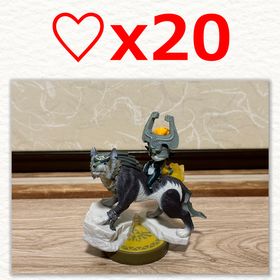 amiibo ウルフリンク ハート♡x20(その他)
