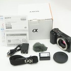 SONY(ソニー) レンズ交換式VLOGCAM APS-C ミラーレス一眼カメラ ボディ(レンズなし) ブラック ZV-E10 B