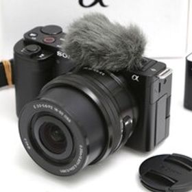 【全額返金保証】良品｜ソニー VLOGCAM ZV-E10L パワーズームレンズキット [ブラック]（センサー清掃済み） CA01-B3706-2S3