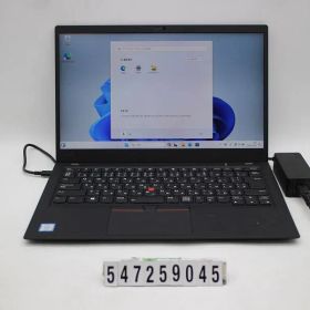 Lenovo ThinkPad X1 Carbon 6th Gen Core i5 8350U 1.7GHz/8GB/256GB(SSD)/14.0W/FHD(1920x1080) タッチパネル/Win11 【547259045】