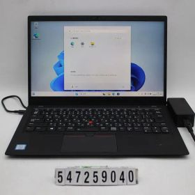 Lenovo ThinkPad X1 Carbon 6th Gen Core i5 8350U 1.7GHz/8GB/256GB(SSD)/14.0W/FHD(1920x1080) タッチパネル/Win11 【547259040】