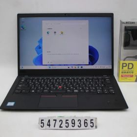 Lenovo ThinkPad X1 Carbon 6th Gen Core i5 8350U 1.7GHz/8GB/256GB(SSD)/14.0W/FHD(1920x1080) タッチパネル/Win11 【547259365】
