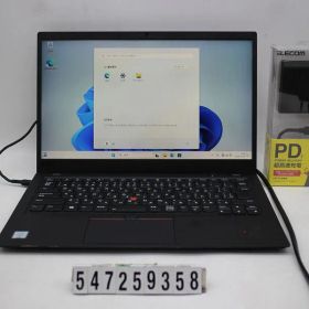 Lenovo ThinkPad X1 Carbon 6th Gen Core i5 8350U 1.7GHz/8GB/256GB(SSD)/14.0W/FHD(1920x1080) タッチパネル/Win11 【547259358】