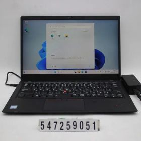 Lenovo ThinkPad X1 Carbon 6th Gen Core i5 8350U 1.7GHz/8GB/256GB(SSD)/14.0W/FHD(1920x1080) タッチパネル/Win11 【547259051】