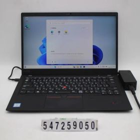 Lenovo ThinkPad X1 Carbon 6th Gen Core i5 8350U 1.7GHz/8GB/256GB(SSD)/14.0W/FHD(1920x1080) タッチパネル/Win11 【547259050】