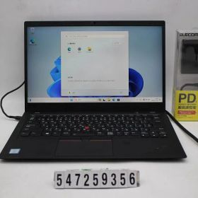 Lenovo ThinkPad X1 Carbon 6th Gen Core i5 8350U 1.7GHz/8GB/256GB(SSD)/14.0W/FHD(1920x1080) タッチパネル/Win11 【547259356】