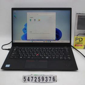 Lenovo ThinkPad X1 Carbon 6th Gen Core i5 8350U 1.7GHz/8GB/256GB(SSD)/14.0W/FHD(1920x1080) タッチパネル/Win11 【547259376】