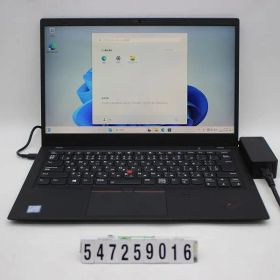 Lenovo ThinkPad X1 Carbon 6th Gen Core i5 8350U 1.7GHz/8GB/256GB(SSD)/14.0W/FHD(1920x1080) タッチパネル/Win11 【547259016】